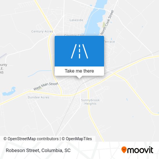 Mapa de Robeson Street