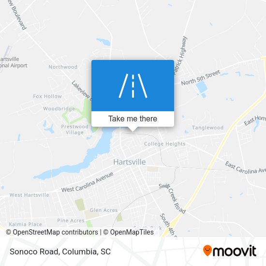 Mapa de Sonoco Road