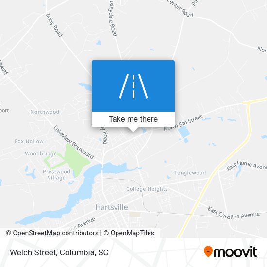 Mapa de Welch Street