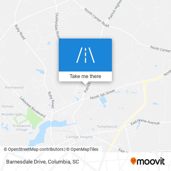 Barnesdale Drive map