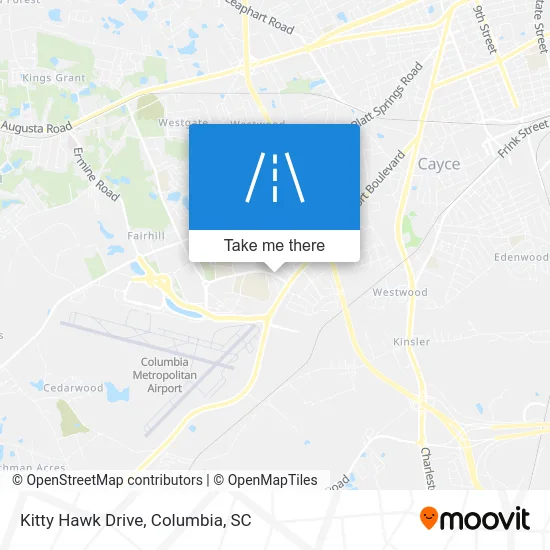 Kitty Hawk Drive map