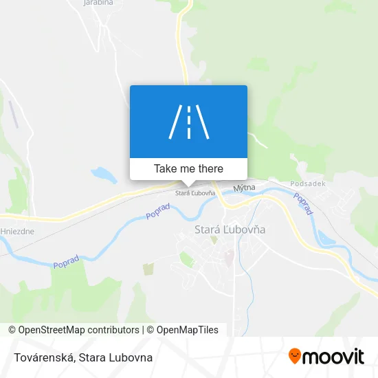 Továrenská map