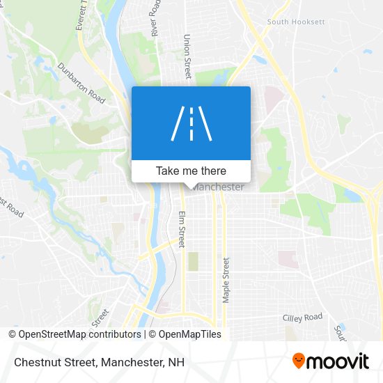Chestnut Street map