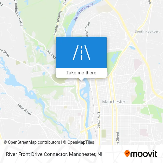 River Front Drive Connector map