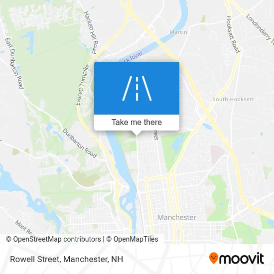 Rowell Street map