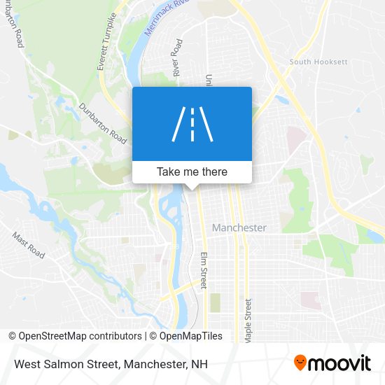West Salmon Street map
