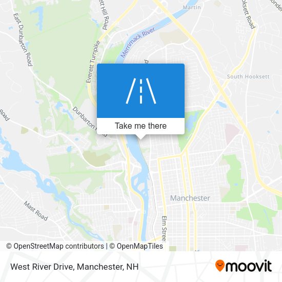 West River Drive map