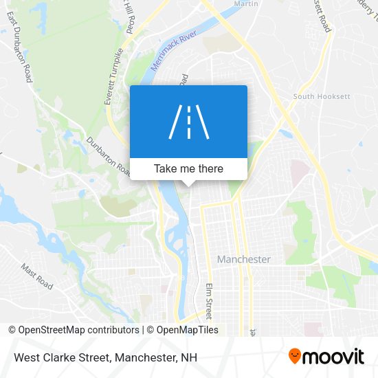 Mapa de West Clarke Street