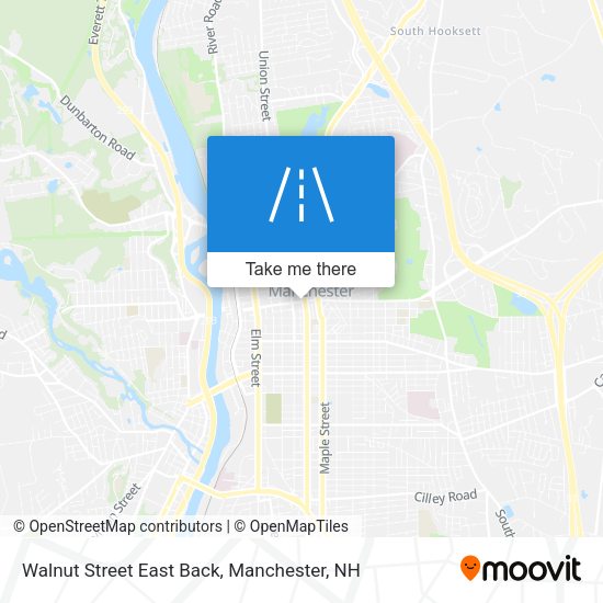 Mapa de Walnut Street East Back