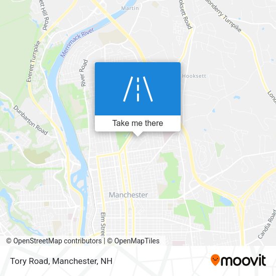 Mapa de Tory Road