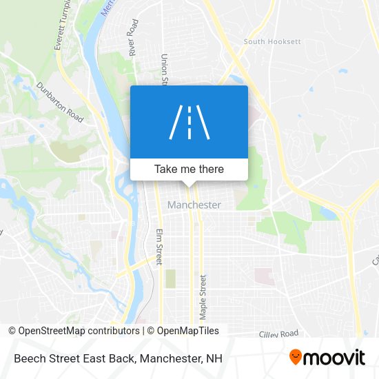 Beech Street East Back map