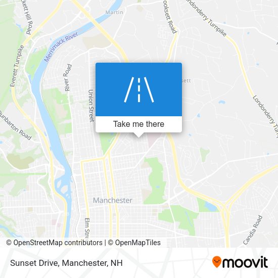 Mapa de Sunset Drive