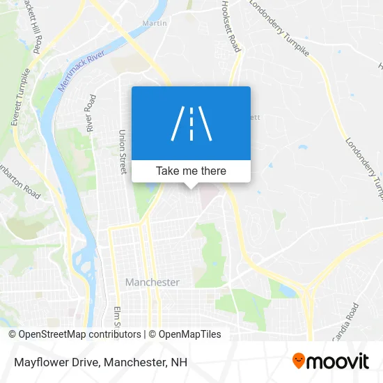 Mayflower Drive map
