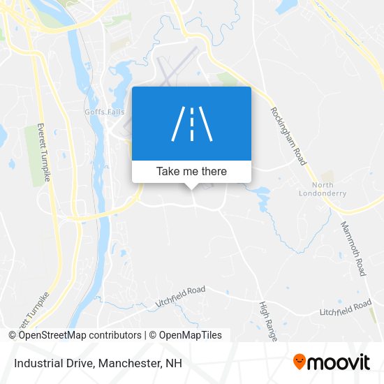 Mapa de Industrial Drive