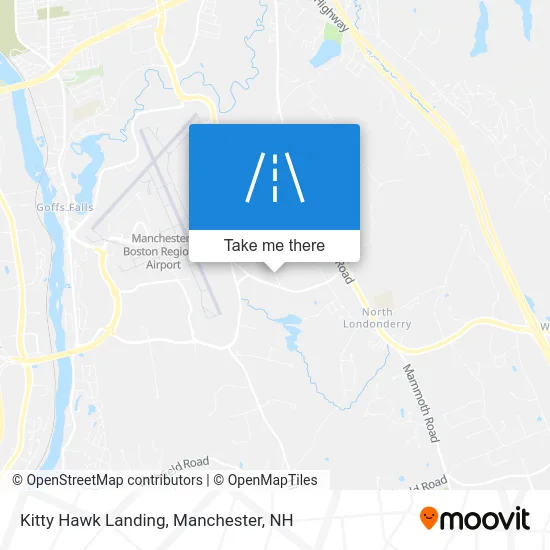 Kitty Hawk Landing map