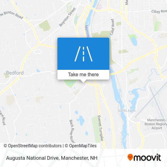 Augusta National Drive map
