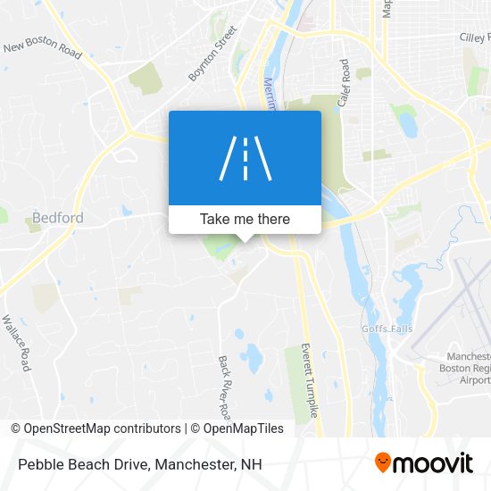 Mapa de Pebble Beach Drive