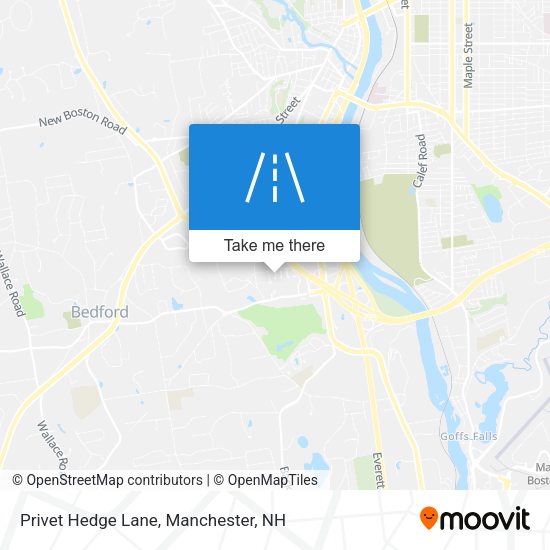 Mapa de Privet Hedge Lane