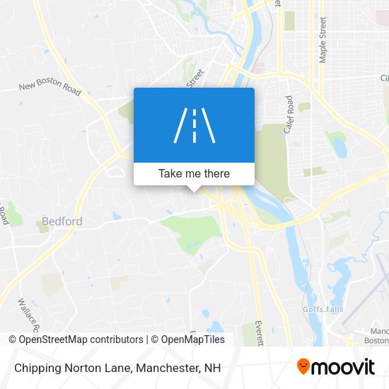 Mapa de Chipping Norton Lane
