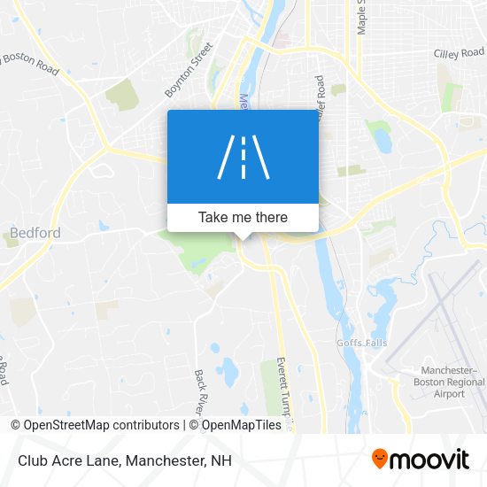 Mapa de Club Acre Lane