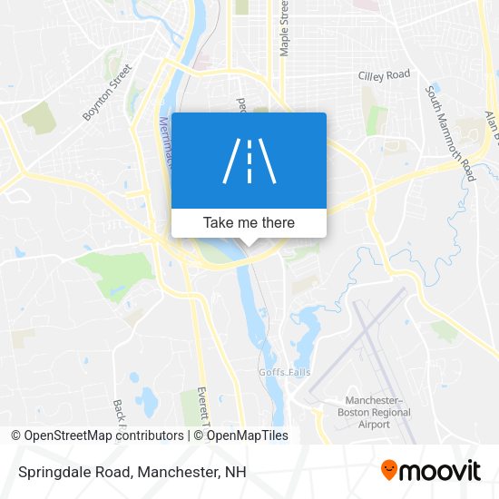 Mapa de Springdale Road
