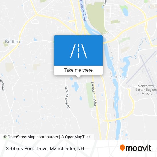 Sebbins Pond Drive map