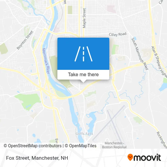 Fox Street map