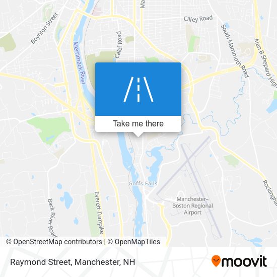 Mapa de Raymond Street
