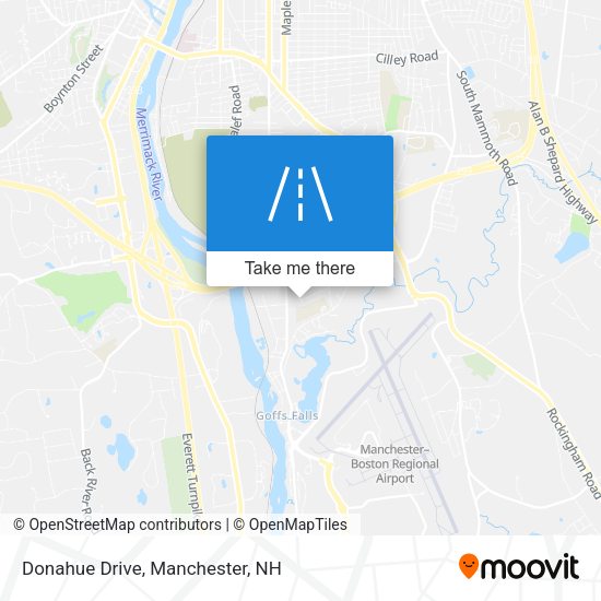 Mapa de Donahue Drive