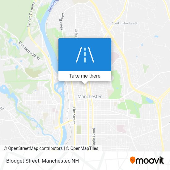 Mapa de Blodget Street