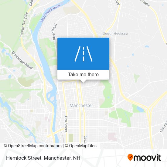 Mapa de Hemlock Street