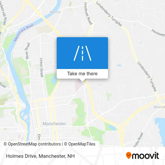 Holmes Drive map