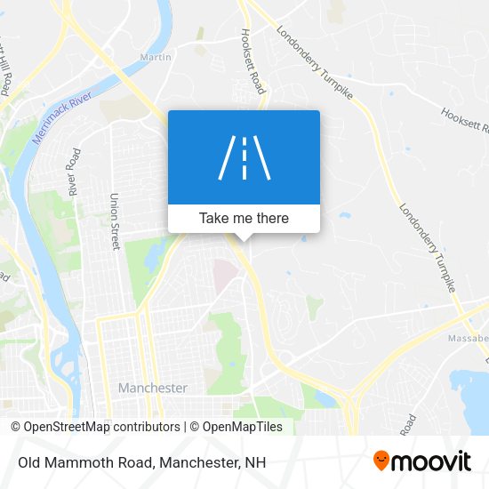 Old Mammoth Road map
