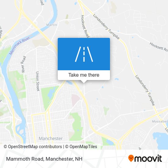 Mapa de Mammoth Road