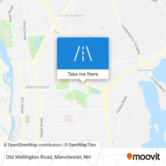 Old Wellington Road map
