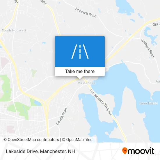 Lakeside Drive map