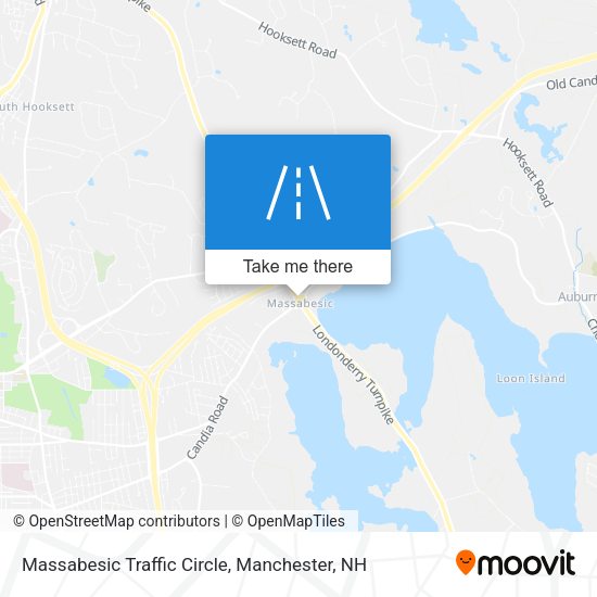 Mapa de Massabesic Traffic Circle