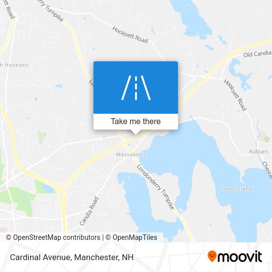 Cardinal Avenue map