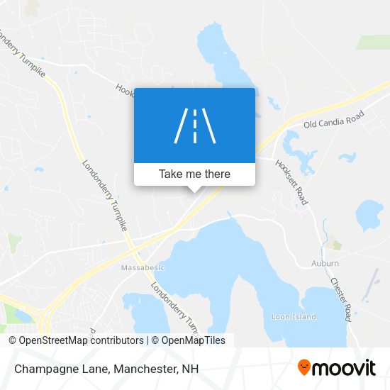 Champagne Lane map