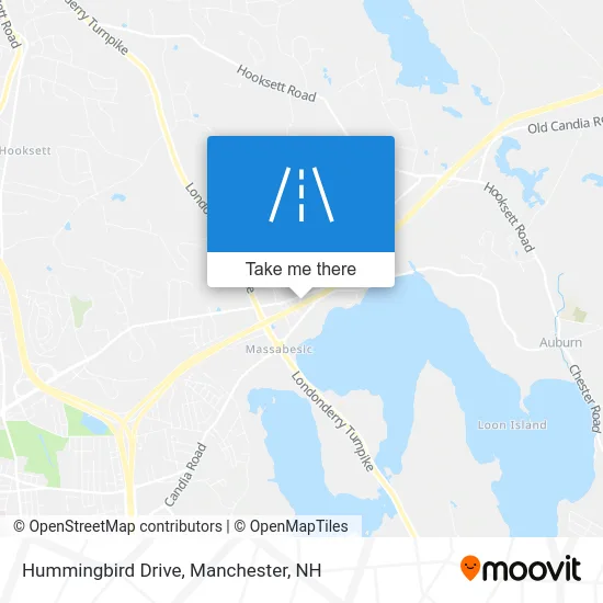 Hummingbird Drive map