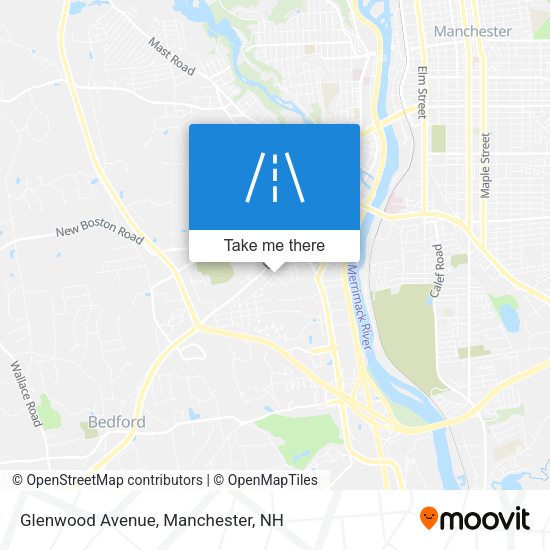 Glenwood Avenue map