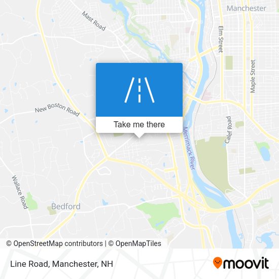 Mapa de Line Road