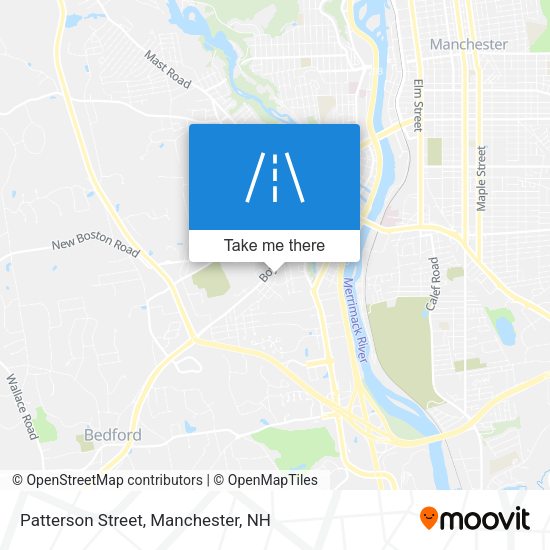 Patterson Street map