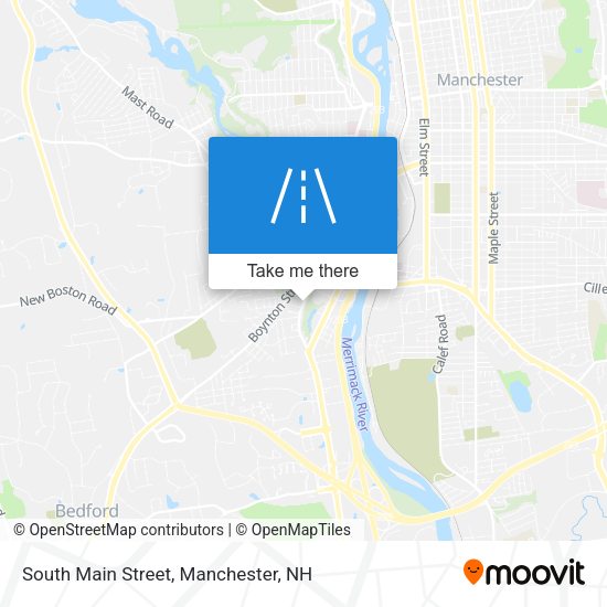 Mapa de South Main Street