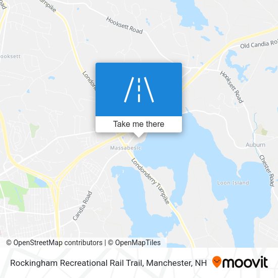 Mapa de Rockingham Recreational Rail Trail