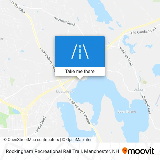 Rockingham Recreational Rail Trail map