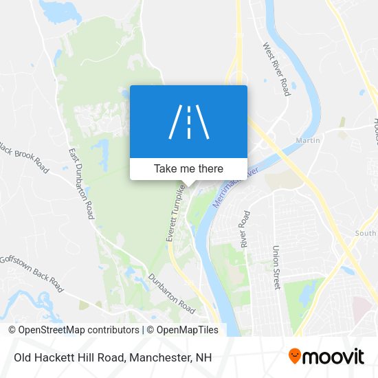 Old Hackett Hill Road map