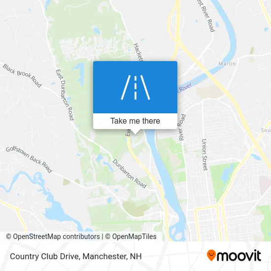 Country Club Drive map