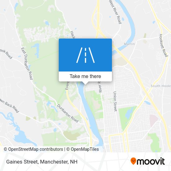 Mapa de Gaines Street