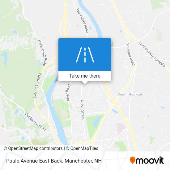 Paule Avenue East Back map